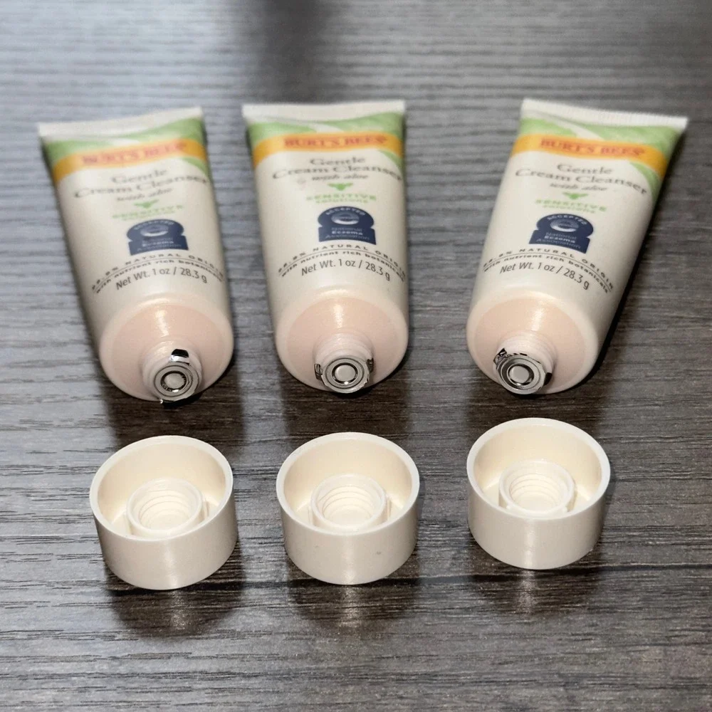 Burt's Bees 1.0oz Sensitive Daily‎ Gentle Cream Cleanser With Aloe Lot of 3